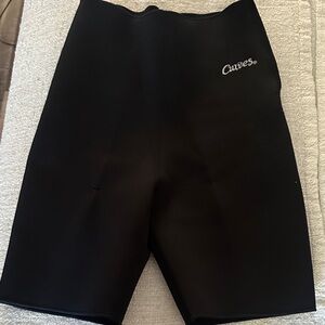 Curves Women's Black Swim Shorts